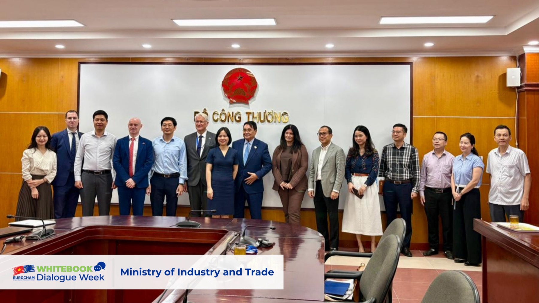 A EuroCham delegation at the Ministry of Industry and Trade during Whitebook Dialogue Week